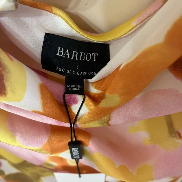 🎉HP🎉 NWT Bardot Andy One-Shoulder Asymmetrical Midi Dress S - Picture 6 of 7